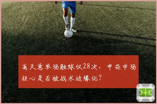 高天意单场触球仅28次,申花中场核心是否被战术边缘化?
